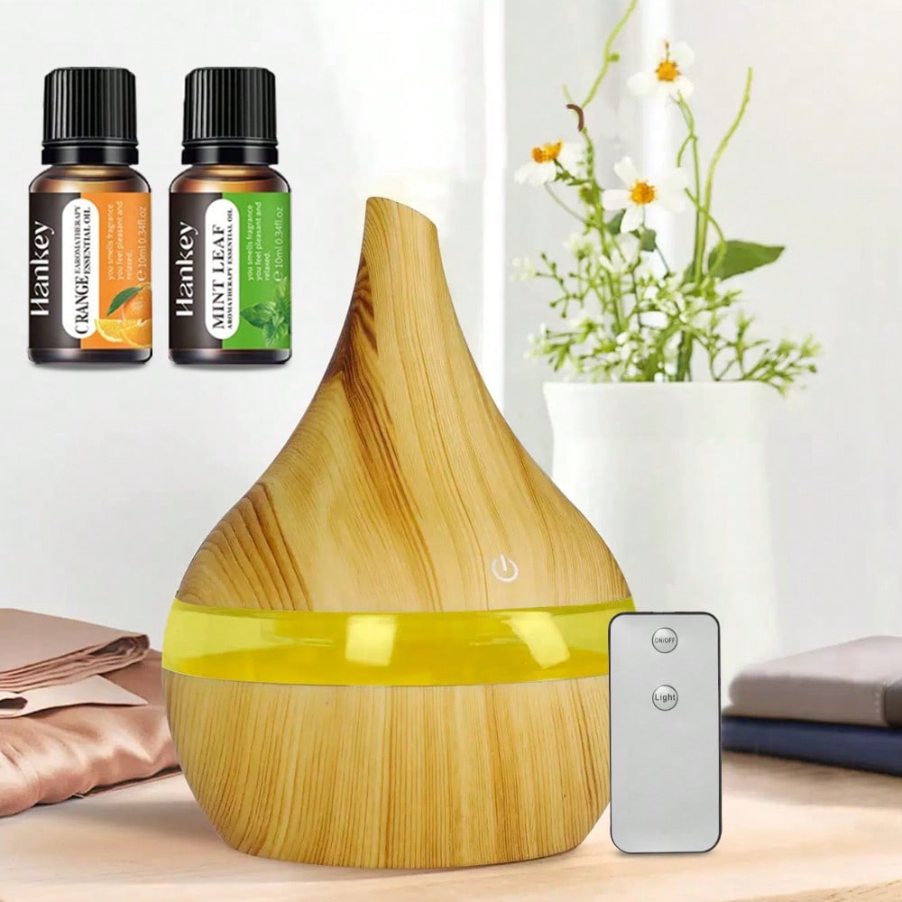 Humidifier Nursery Quiet - USB Essential Oil Diffuser With Remote,