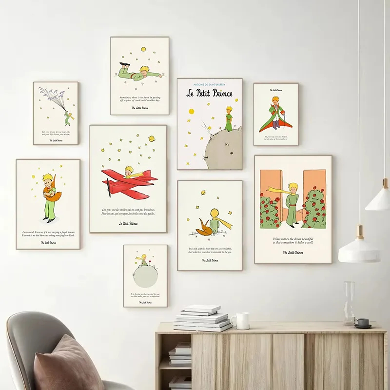 Baby Boy Nursery Quotes - Whimsical Storybook Art Print Classic Children's