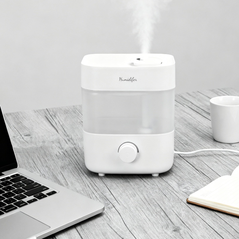 Humidifier Nursery Quiet - 2L Top Fill Cool Mist Humidifier