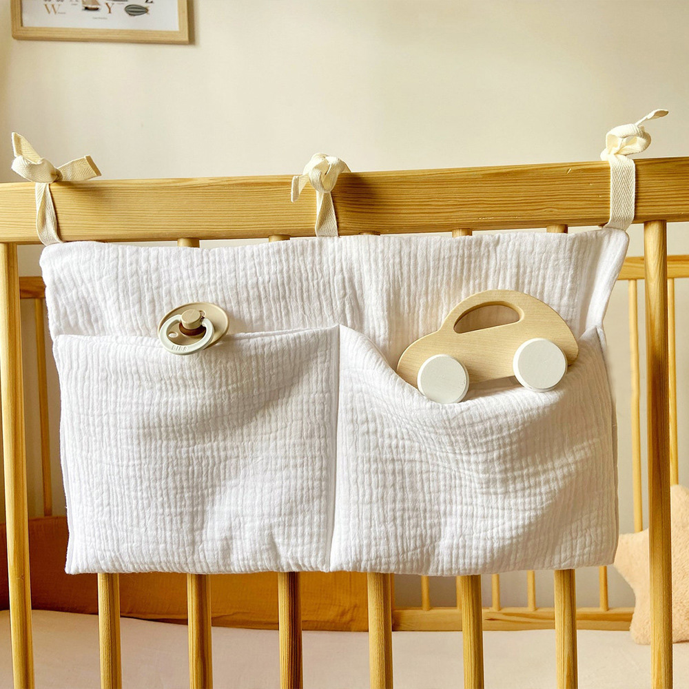 Muslin Baby Crib Organizer Cot - Baby Nursery Organiser review and price