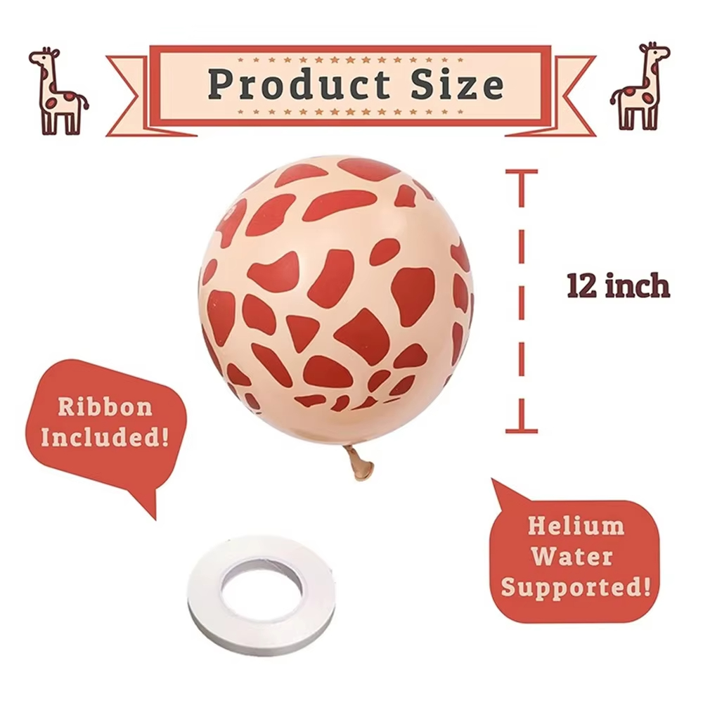 20Pcs Giraffe Print Balloons A - Baby Nursery Jungle Theme review and price
