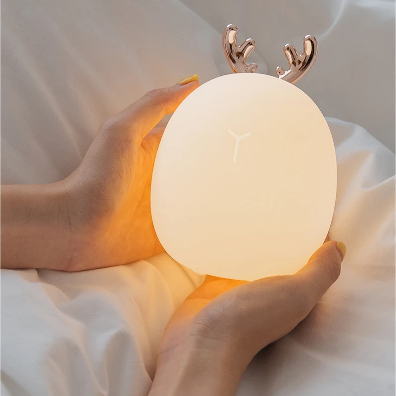 Led Carton Deer Rabbit Silicon - Baby Nursery Egg Light review and price