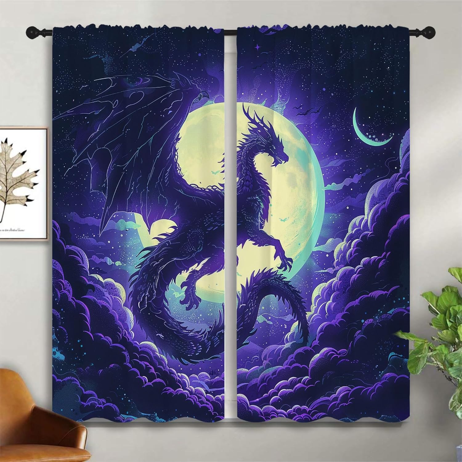 Purple Dragon Blackout Curtain - Blackout Curtain Nursery review and price