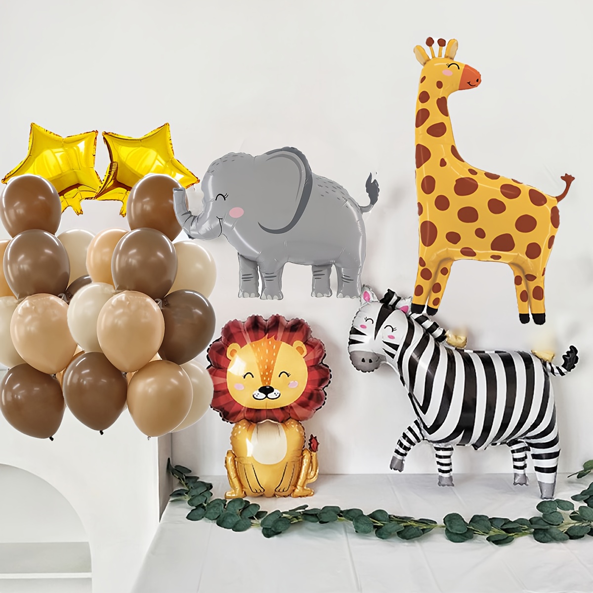 8PCS Cartoon Animal Theme Foil - Baby Nursery Jungle Theme review and price