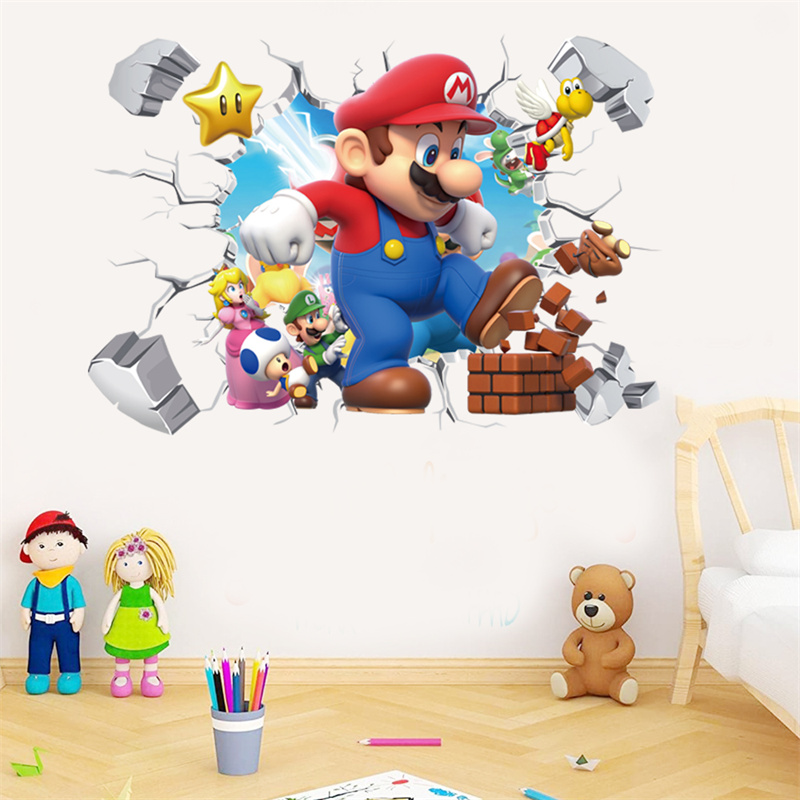 3D Cartoon Anime Game Characte - Baby Nursery Wallpaper review and price