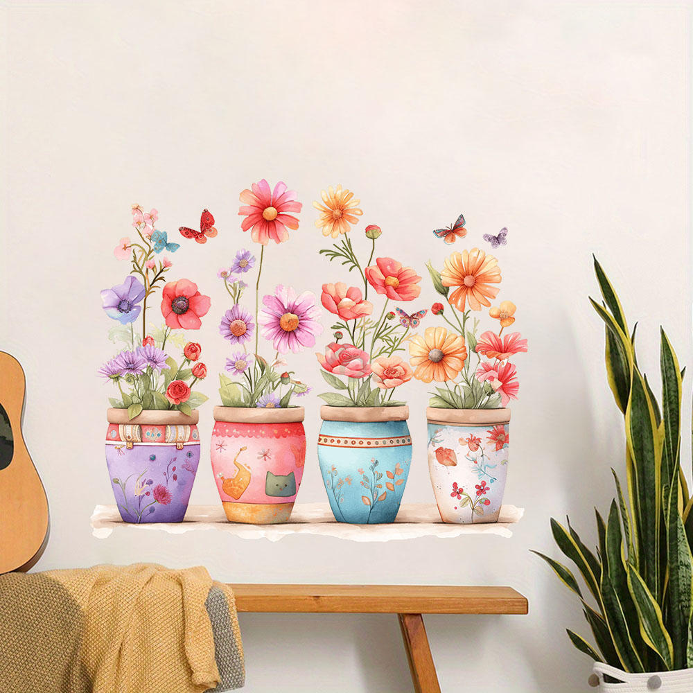 Watercolor  Whimsical Flower P - Baby Nursery Vase review and price