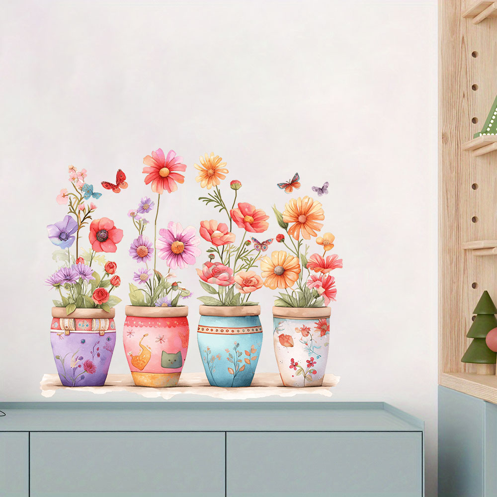Watercolor  Whimsical Flower P - Baby Nursery Vase review and price