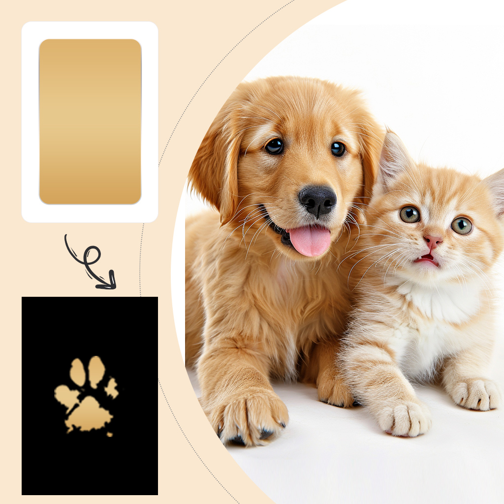 1/2 Set Pet Handprint Footprin - Footprint Ink Kit review and price