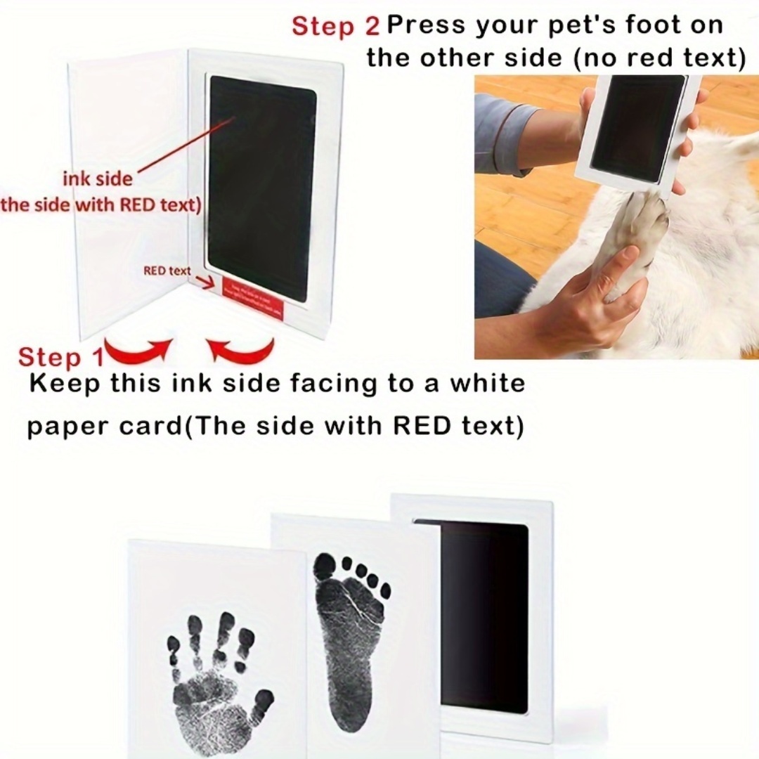 1/2 Set Pet Handprint Footprin - Footprint Ink Kit review and price