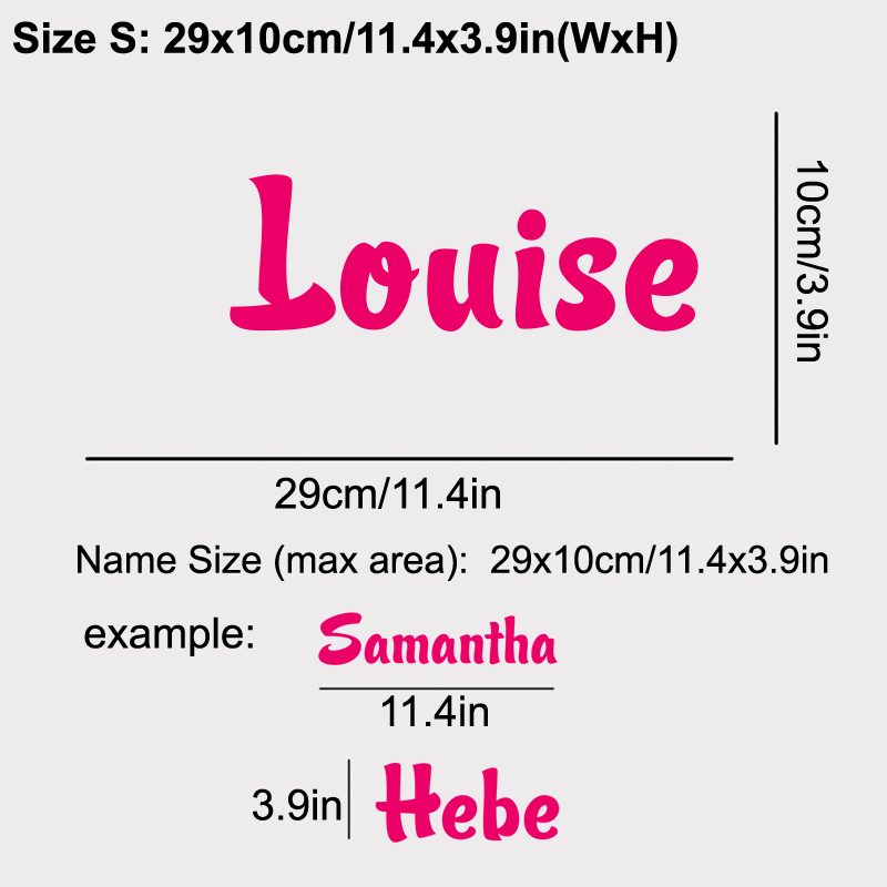 Personalized Name Vinyl Decal  - Baby Nursery Wallpaper review and price