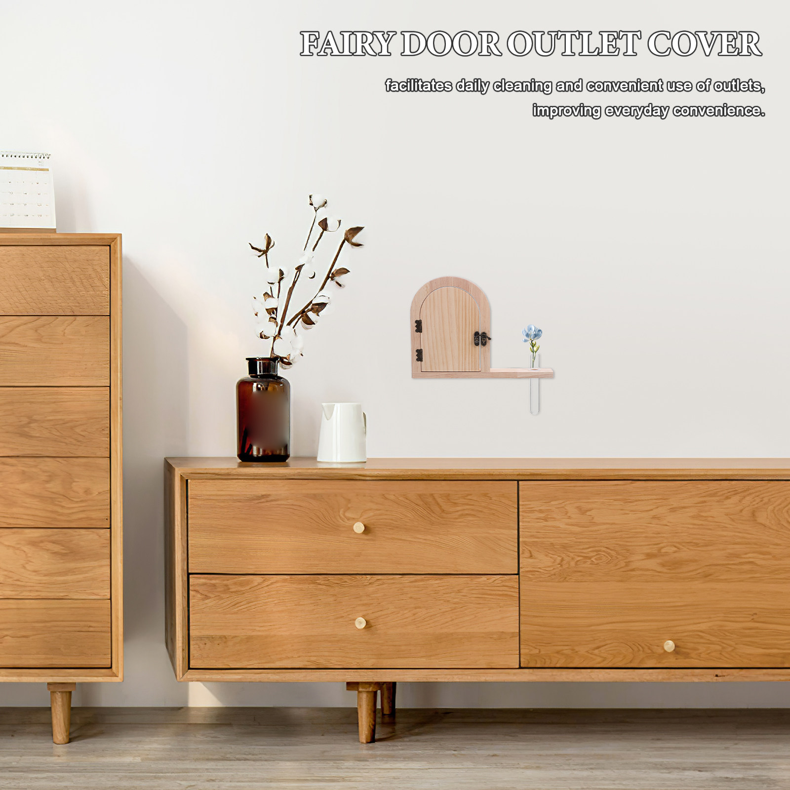 Fairy Door Outlet Cover Wooden - Baby Nursery Outlet review and price