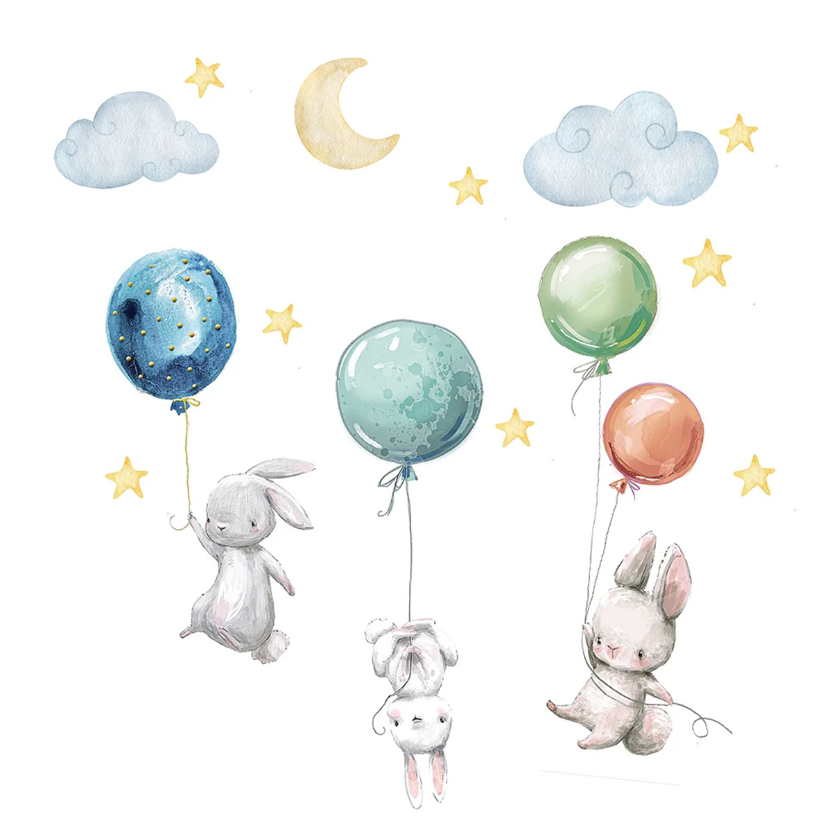Cartoon Hot Air Balloon Animal - Baby Nursery Hot Air Balloon review and price