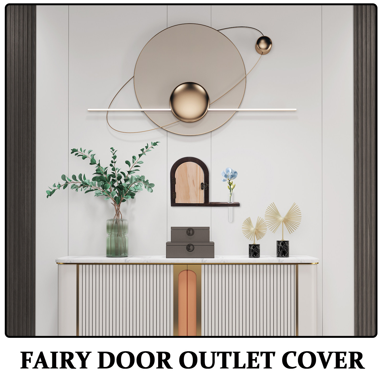 Fairy Door Outlet Cover Wooden - Baby Nursery Outlet review and price