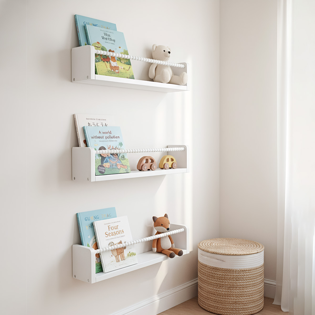 Nursery Book Shelves ,15.7 Inc - Baby Nursery Shelves review and price