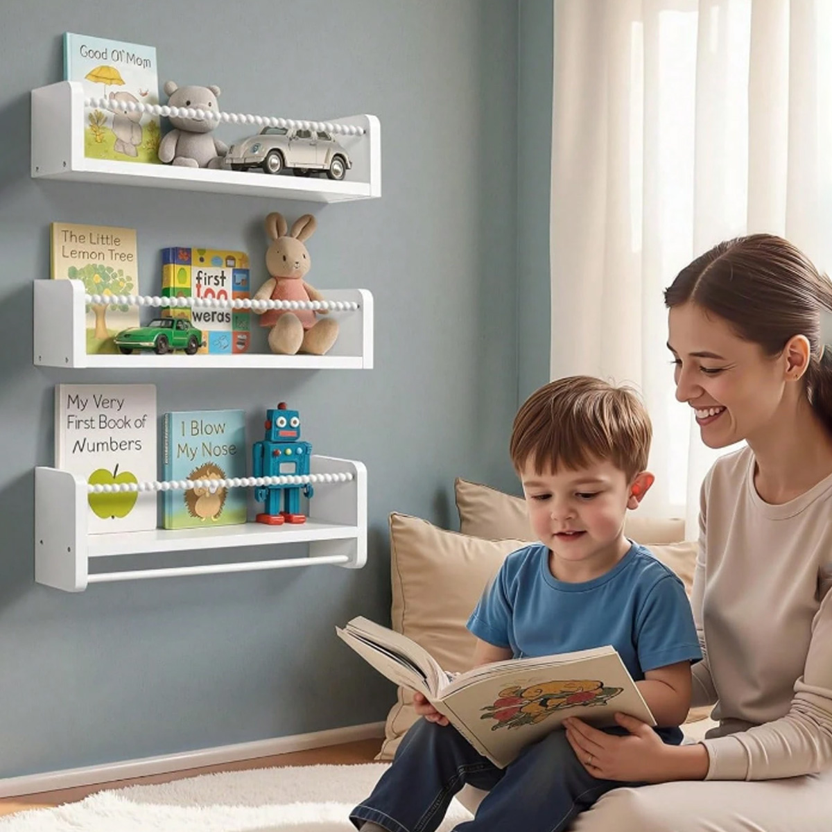Nursery Book Shelves ,15.7 Inc - Baby Nursery Shelves review and price