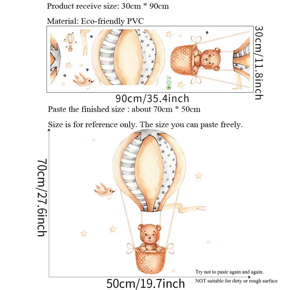 Little Bear Hot Air Balloon Wa - Baby Nursery Hot Air Balloon review and price