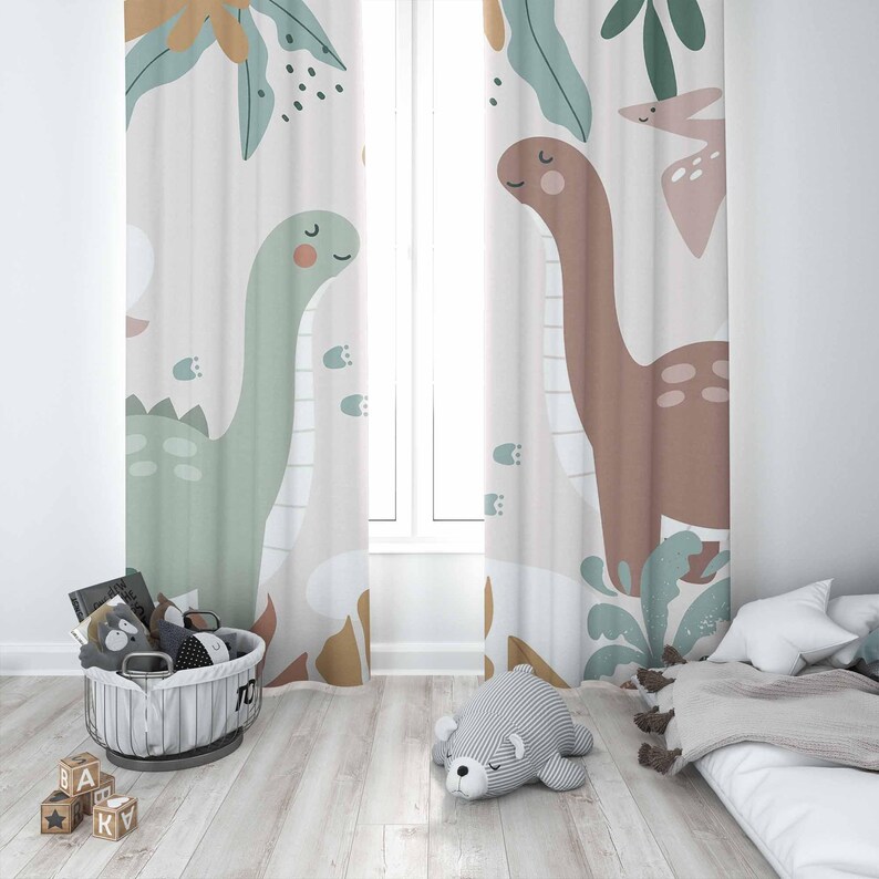 Dinosaur Nursery Curtains Dino - Blackout Curtain Nursery review and price