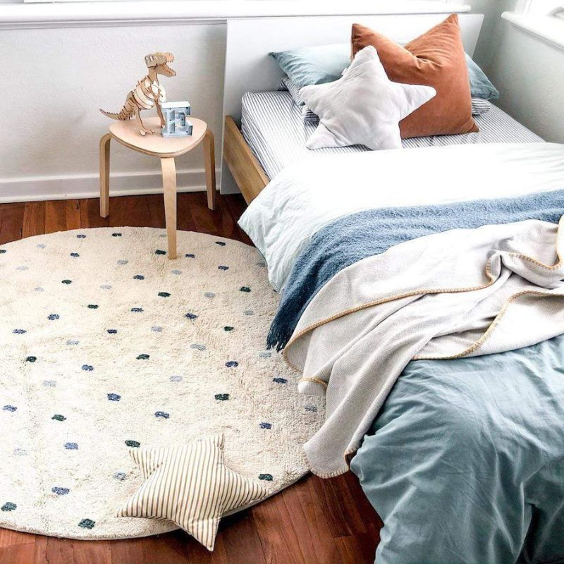 Dot Fluffy Carpet Living Room  - Baby Nursery Carpet review and price