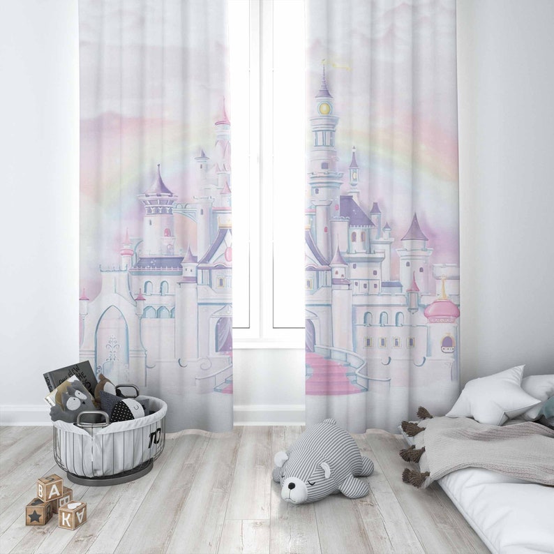 Princess Castle Nursery Curtai - Blackout Curtain Nursery review and price