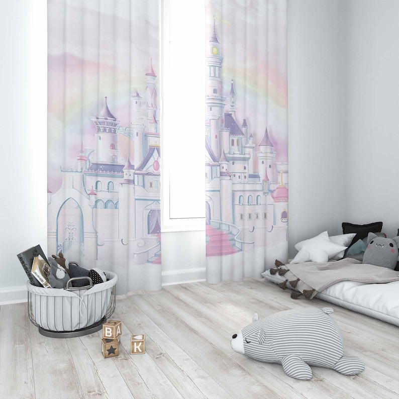 Princess Castle Nursery Curtai - Blackout Curtain Nursery review and price