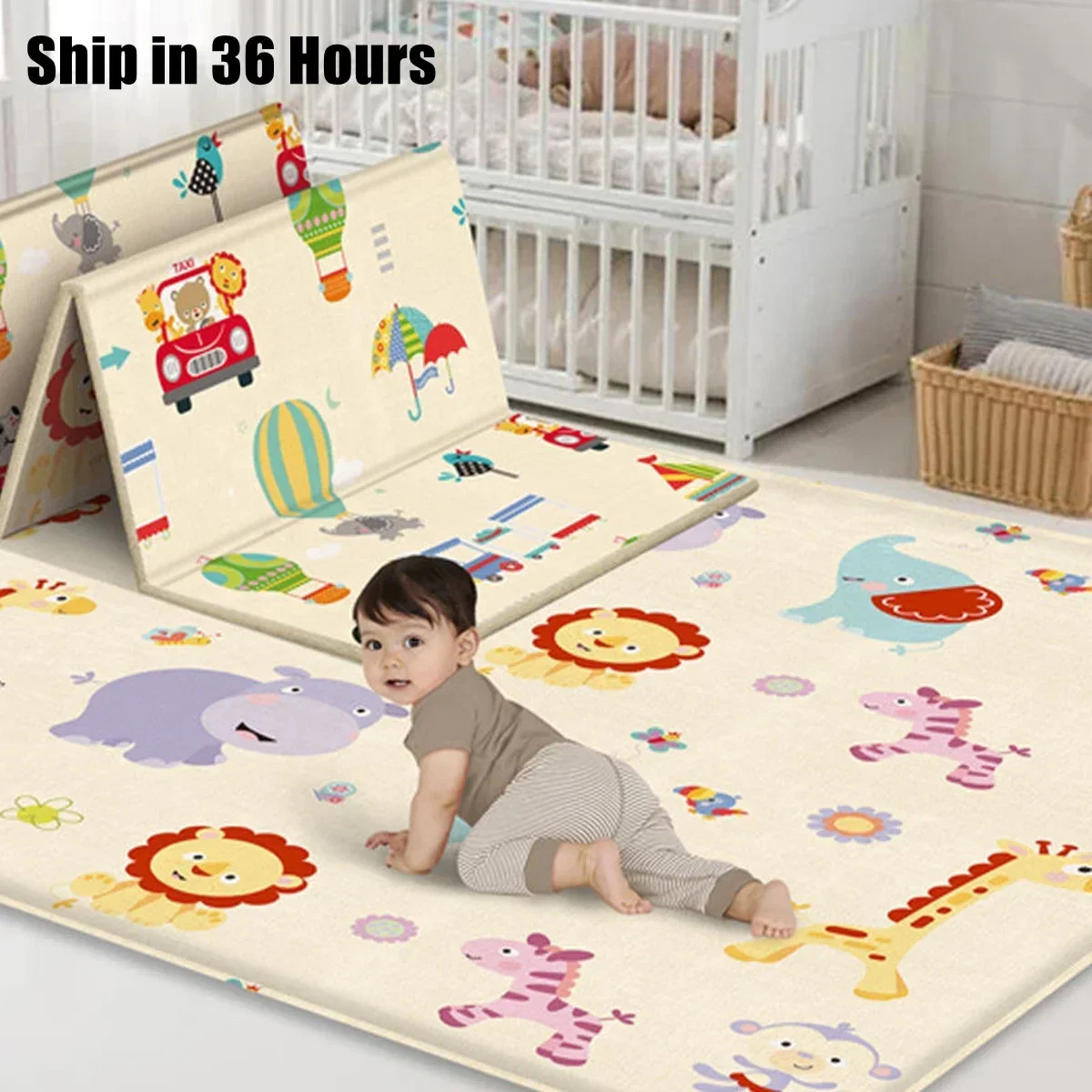 Baby Play Mats Foldable Xpe Pu - Baby Nursery Carpet review and price