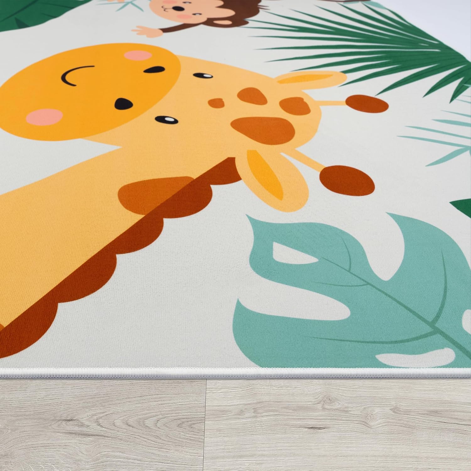 Soft Round Jungle Animal Print - Baby Nursery Jungle Theme review and price
