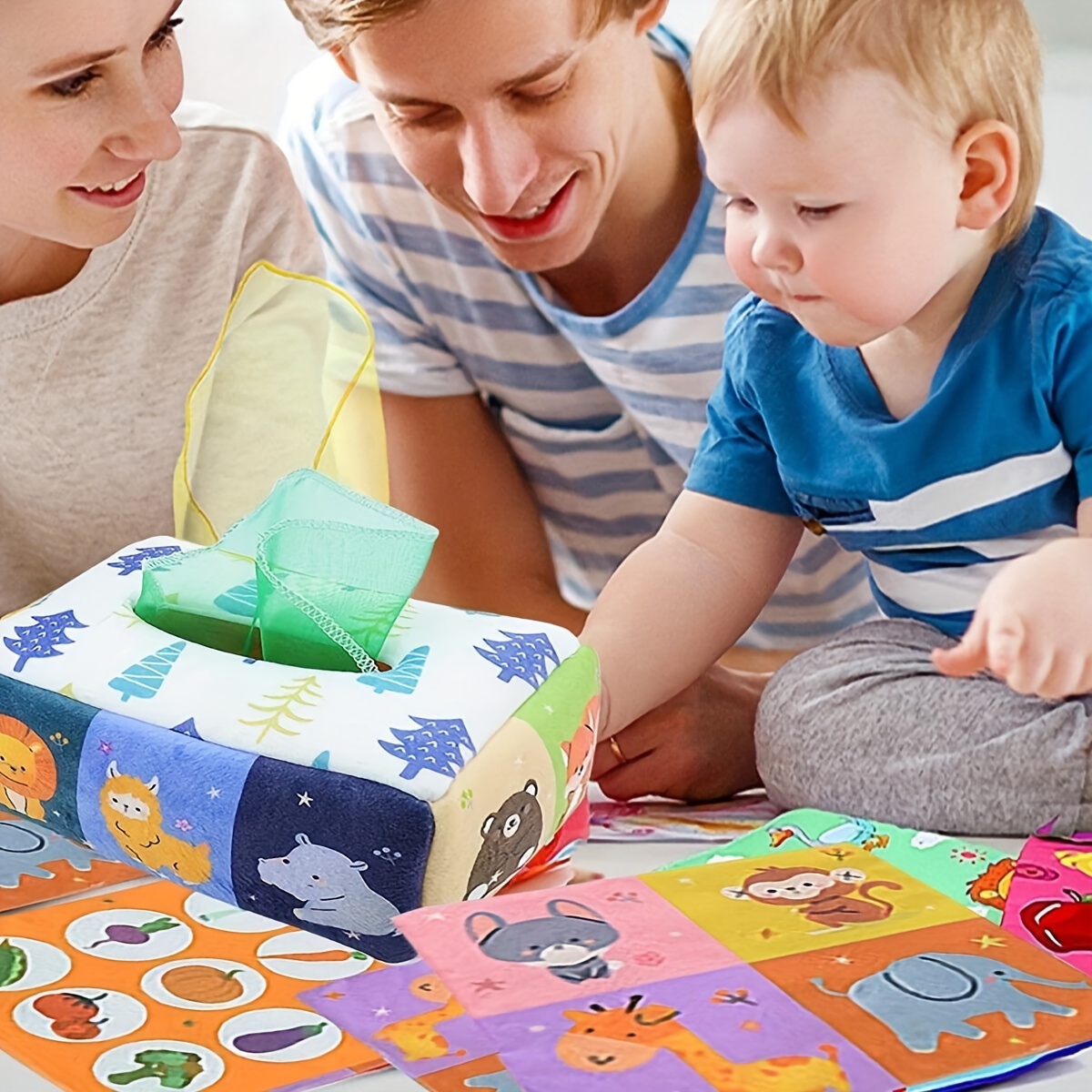 Babytissue Roll Stretching Toy - Storage Basket Fabric review and price