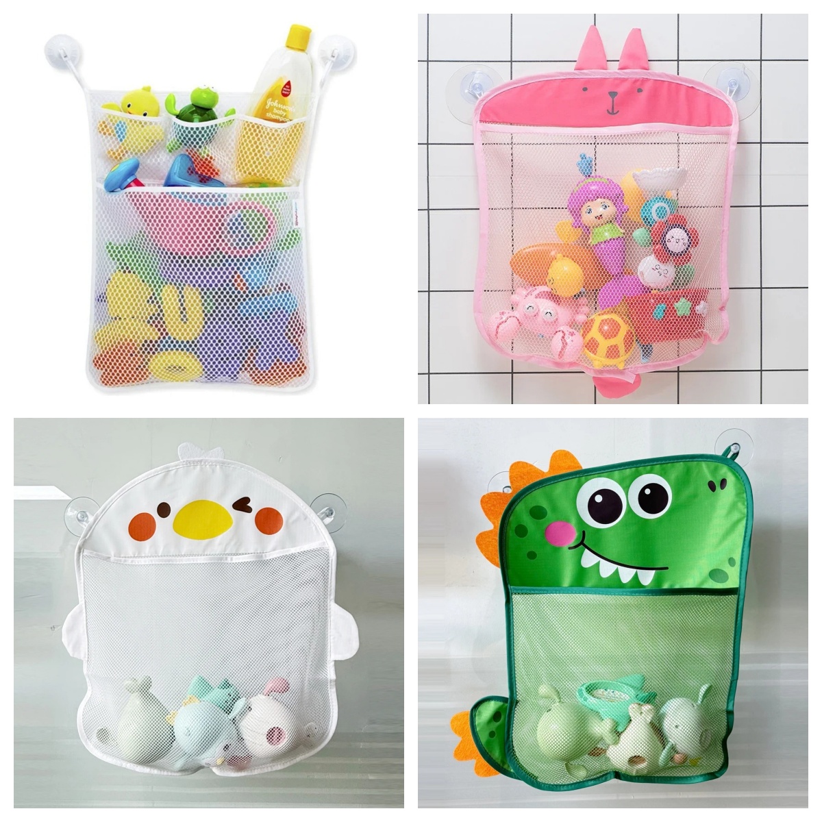 Baby Bathroom Mesh Bag Cartoon - Storage Basket Fabric review and price