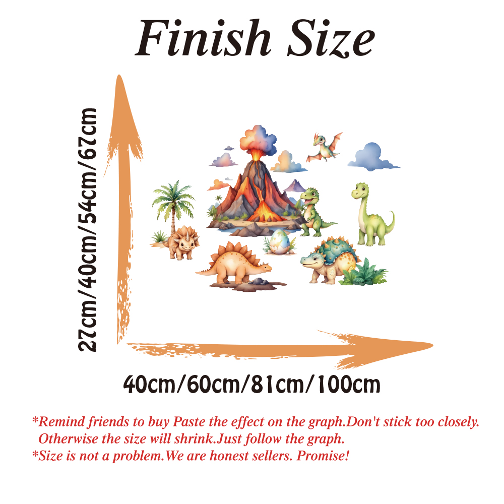 Cartoon Jungle Dinosaur Wall S - Baby Nursery Jungle Theme review and price