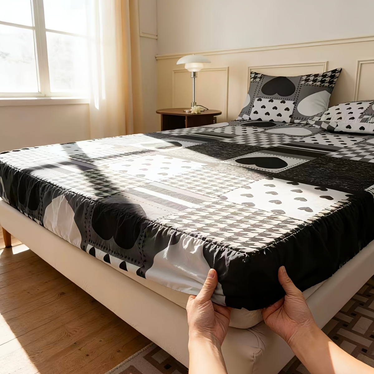 Trendy black and white heart p - Baby Nursery Home review and price