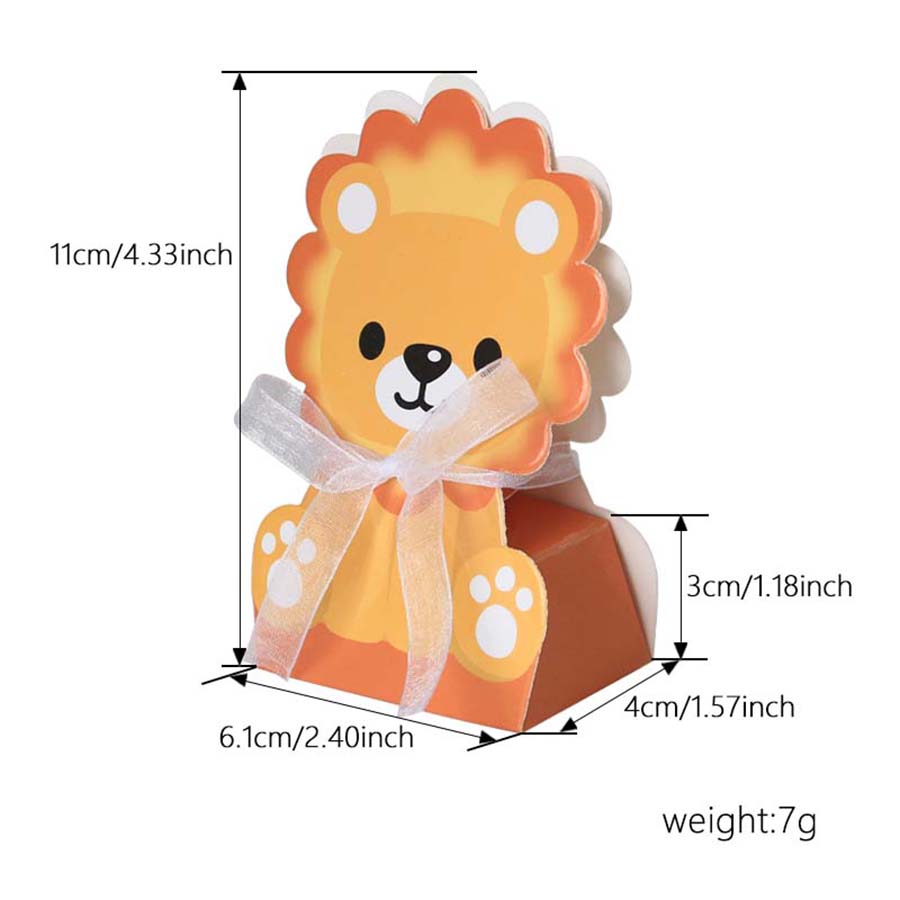 12PCS Safari Animal Favor Boxe - Baby Nursery Jungle Theme review and price