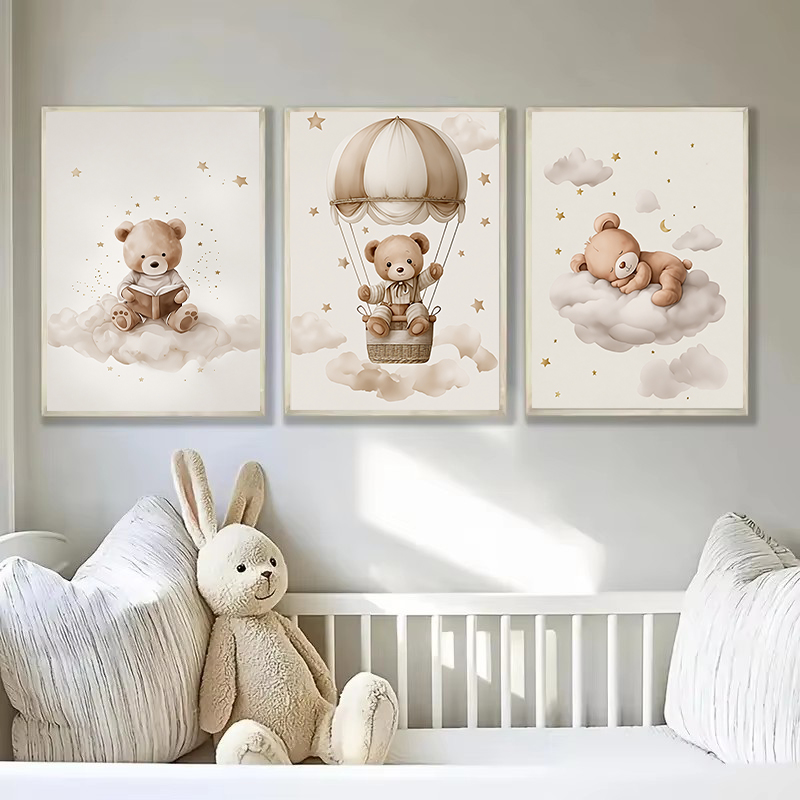 3pcs/set Bohemian Teddy Bear A - Baby Nursery Home review and price