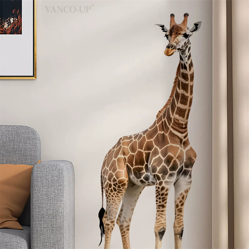 Large Safari Animals Giraffe S - Baby Nursery Wallpaper review and price