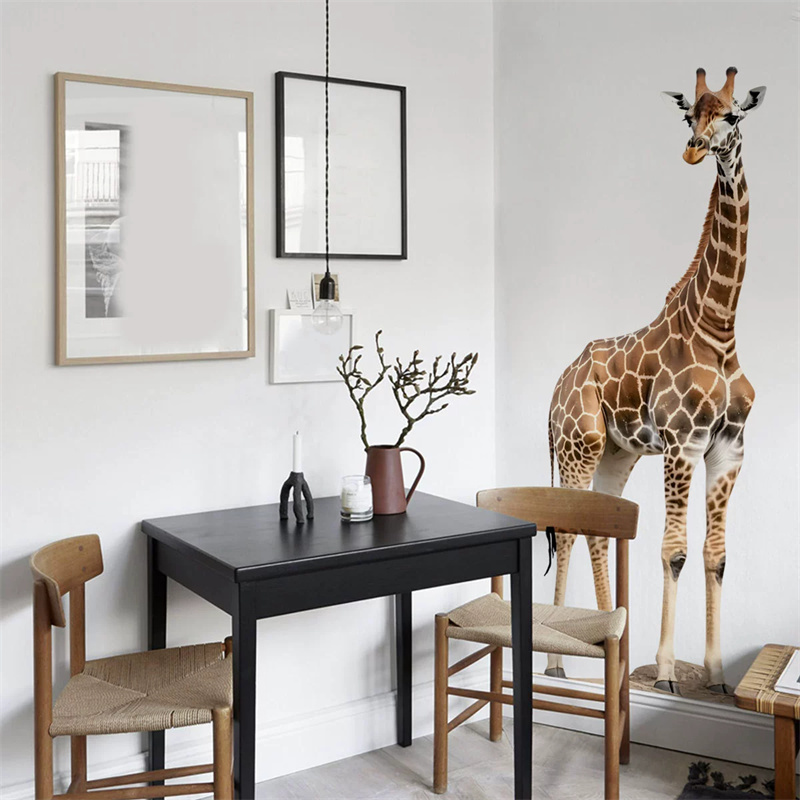 Large Safari Animals Giraffe S - Baby Nursery Wallpaper review and price