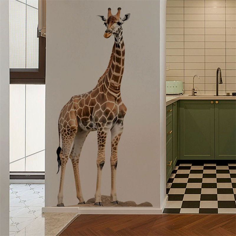 Large Safari Animals Giraffe S - Baby Nursery Wallpaper review and price
