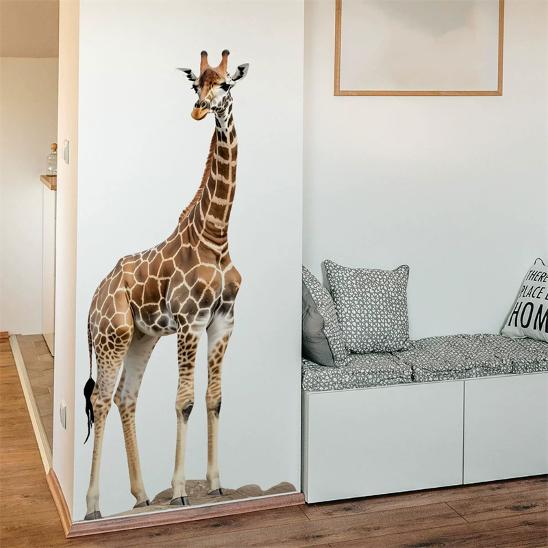 Large Safari Animals Giraffe S - Baby Nursery Wallpaper review and price