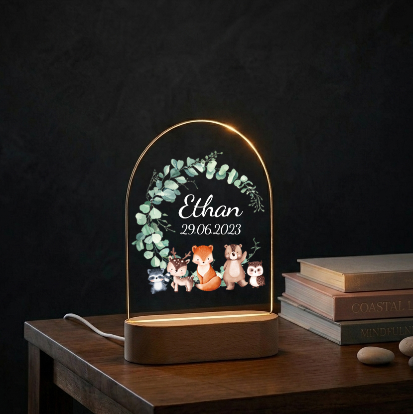 Personalized Baby Night Light  - Baby Nursery Egg Light review and price